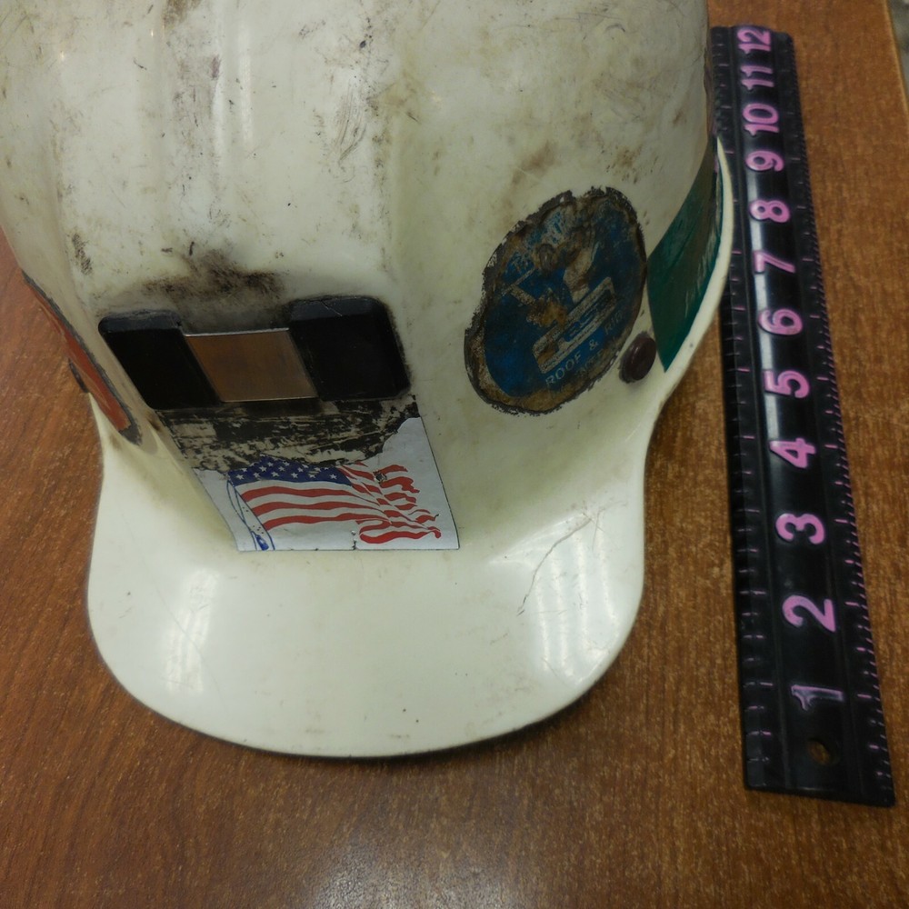Vintage MSA Comfo Cap Mining Hard Hat --WALKER COUNTY ALABAMA COAL MINING #3