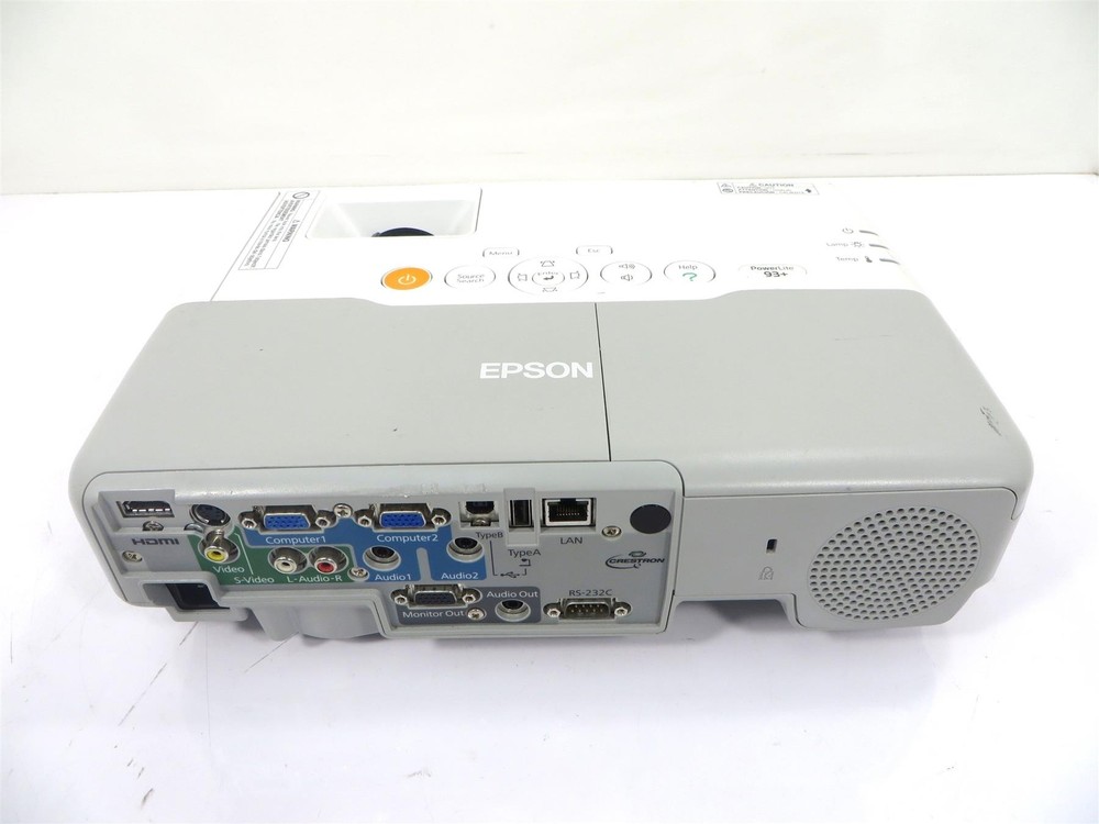 Epson Powerlite 93+ 3LCD Projector - HDMI - Lamp Missing