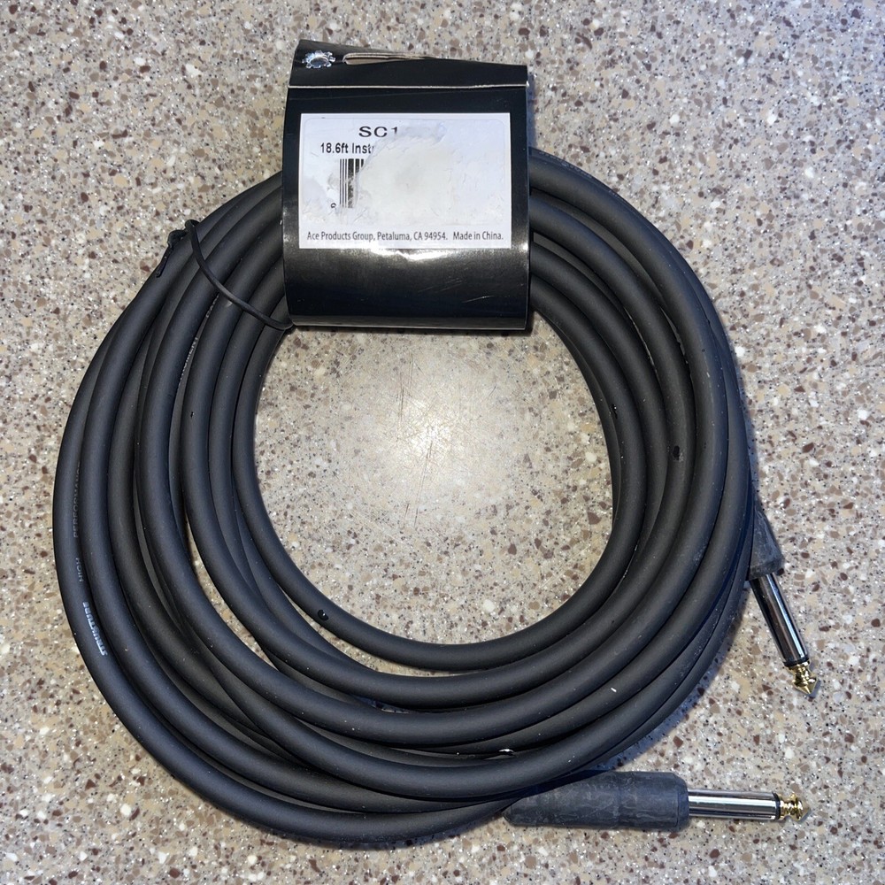 Strukture 18.6ft Straight Instrument Cable High Performance Audio