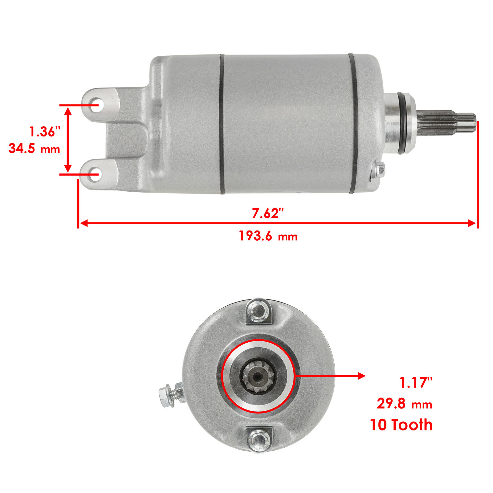 Starter for Honda Atv Fourtrax 300 TRX300FW TRX 300 281 Fw New 87-2000