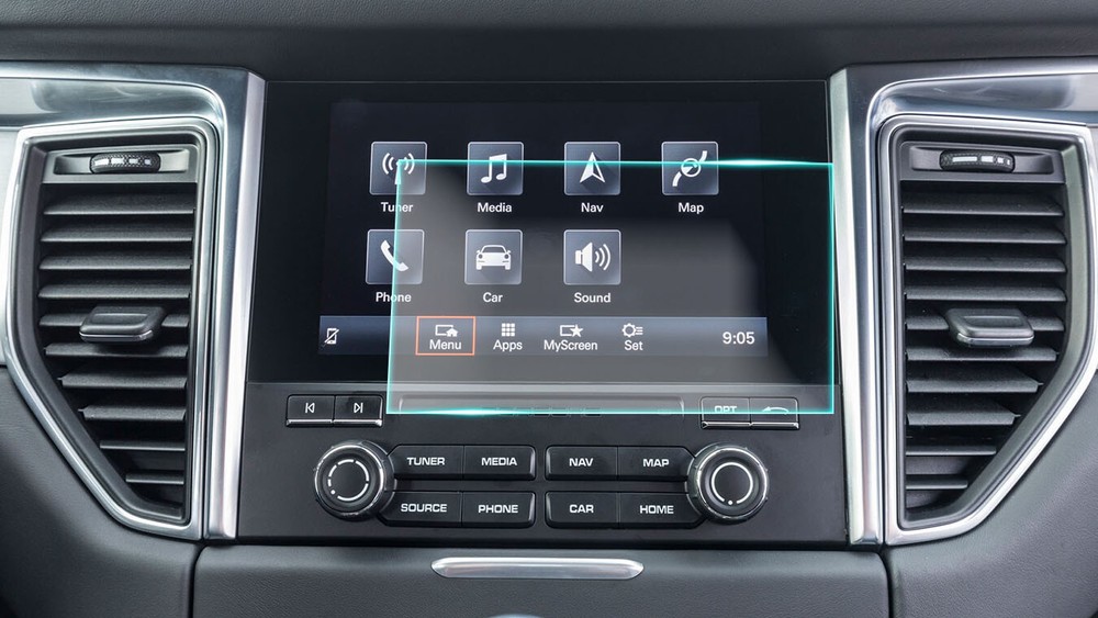 Crystal Clear Screen Protector for 2016 Porsche Macan New PCM Navigation