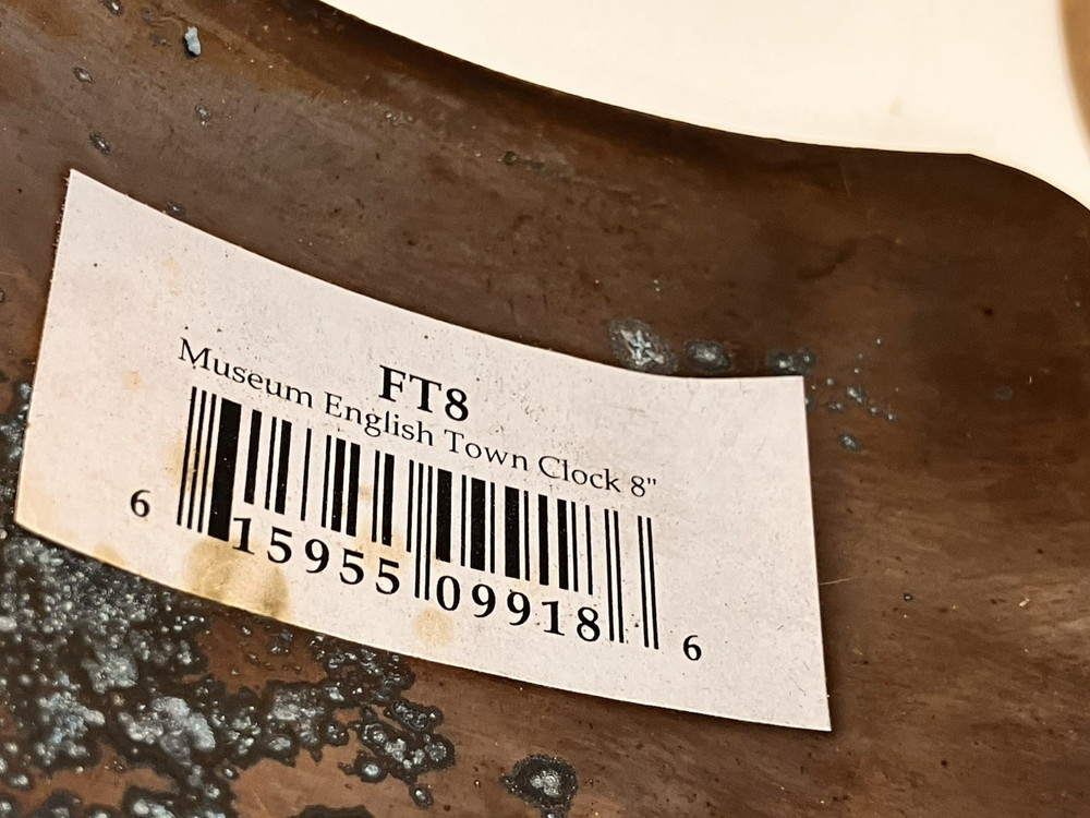 Timeworks Two Sided Nautical Wall Clock Brass Repro