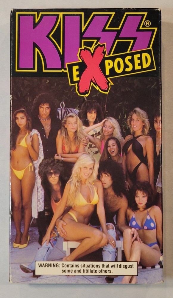 1987 KISS Exposed Rock & Roll Music Group VHS Home Video Tape Gene Simmons CIB