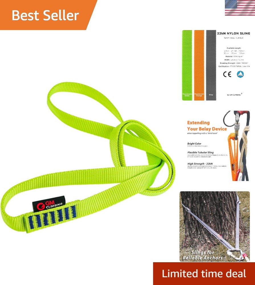 16mm Nylon Sling Runner 22kN 4950lbf  UIAA Certified