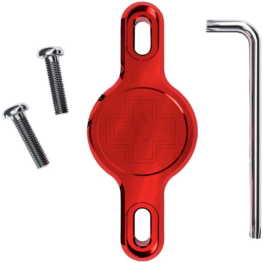 Secure Tag Holder - Muc-Off Secure Tag Holder 2.0 - Red - Bracket/Accessory