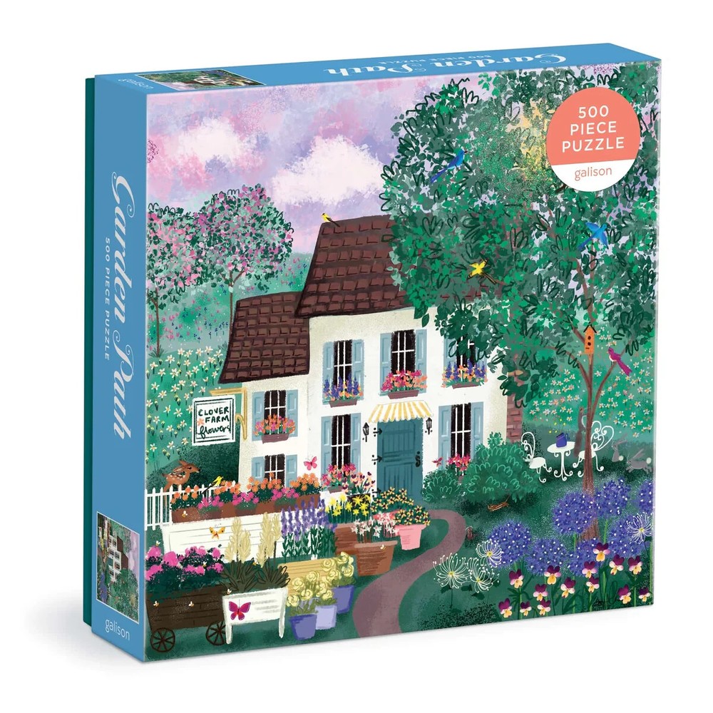 Garden Path 500 Piece Jigsaw Puzzle Galison New