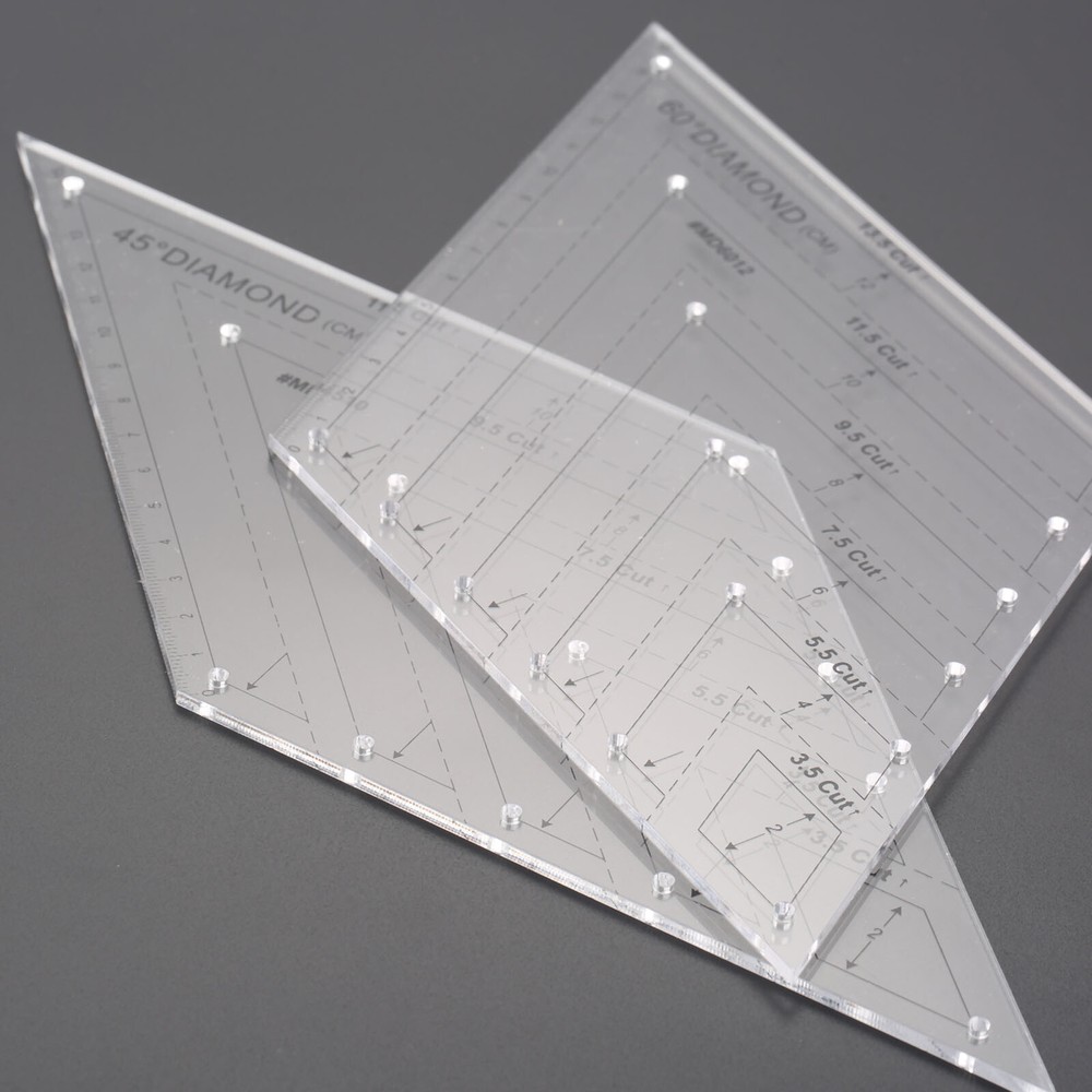 Sewing Patchwork Quilting Ruler Transparent Handmade Tailor Ruler for Home Tool