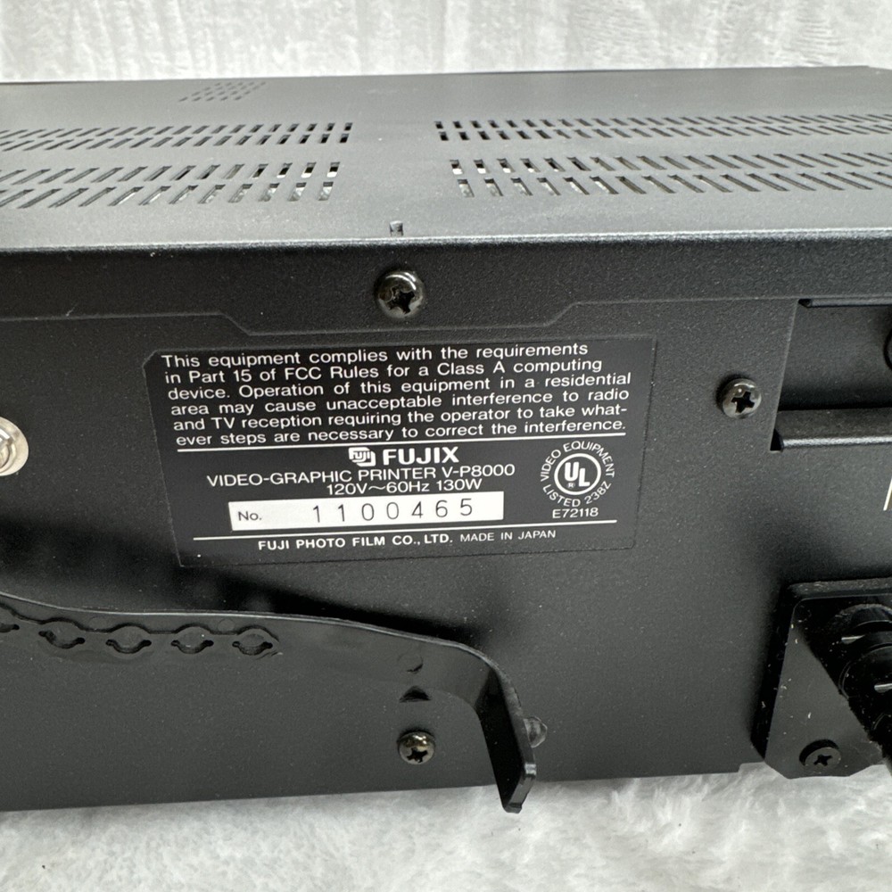 Fujix V-p8000 Video-graphic Printer Untested