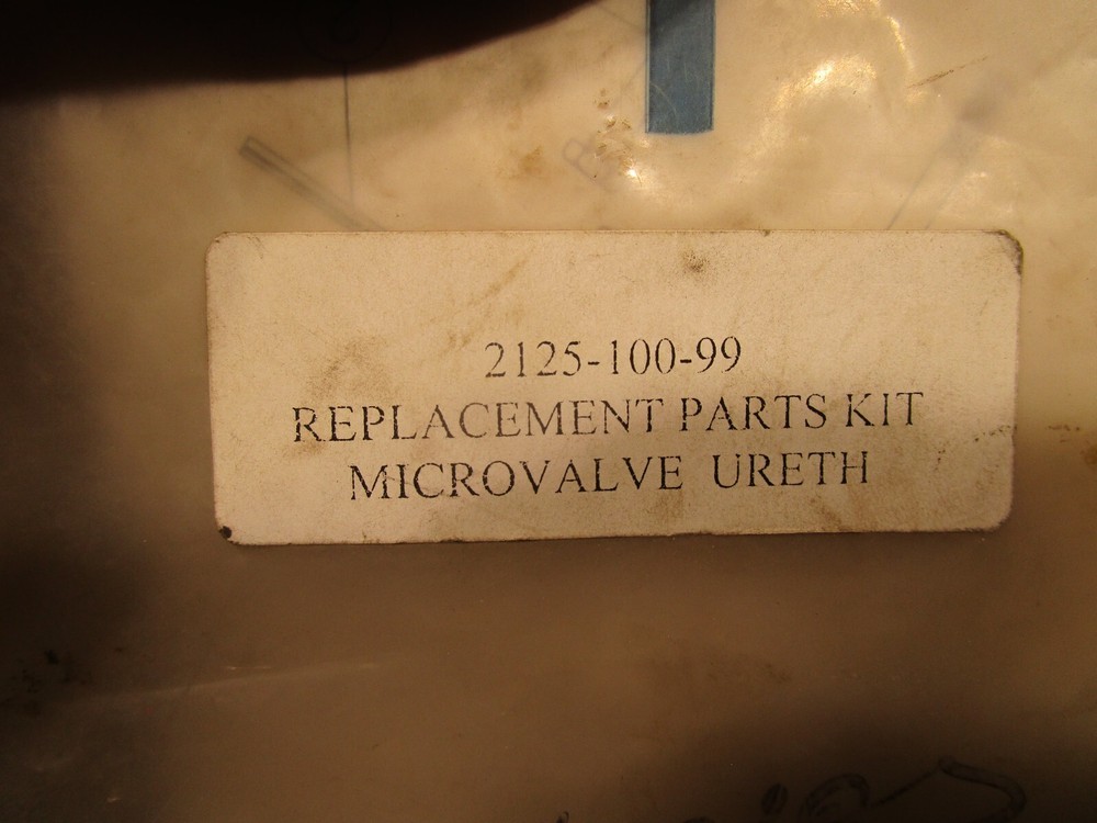 SCHMIDT 2125-100-99 MICRO VALVE URETH REPLACEMENT PART KIT, S0759
