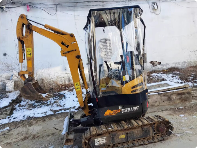 Mini Excavator Windproof Warm PVC Awning Cover with Window