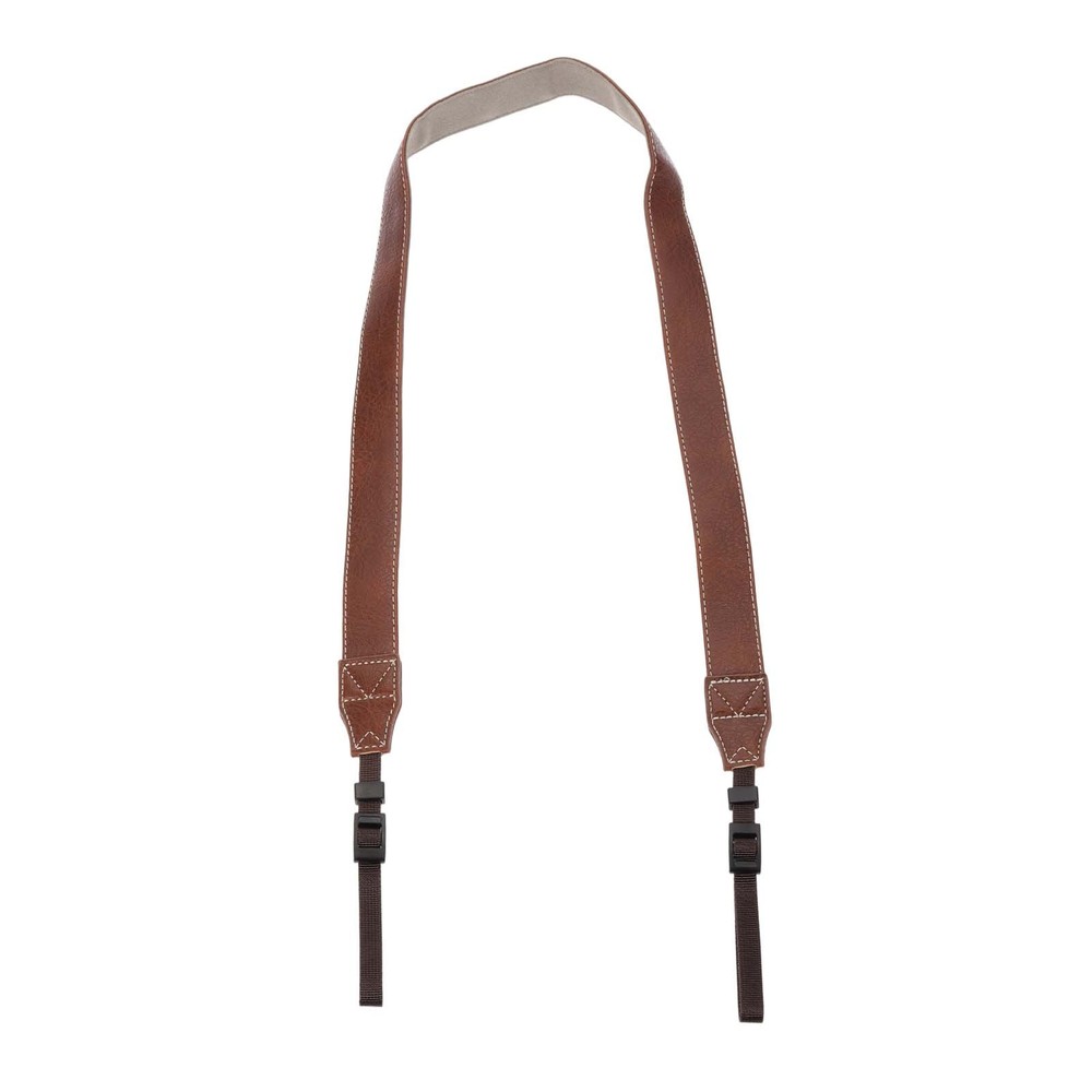 Camera Strap, PU Leather Adjustable Camera Neck Strap Brown