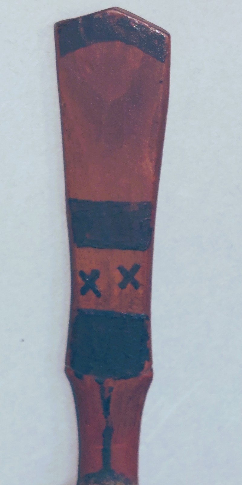 19th C. Northwest Coast Yup'ik spoon with the figure of a serpent in bowl