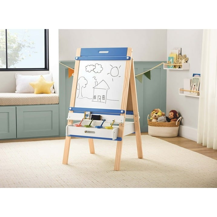 Member's Mark Kids' Creative Easel Blue colored