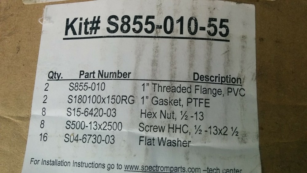 SPECTROM S855-010-55 PUMP KIT (NEW)
