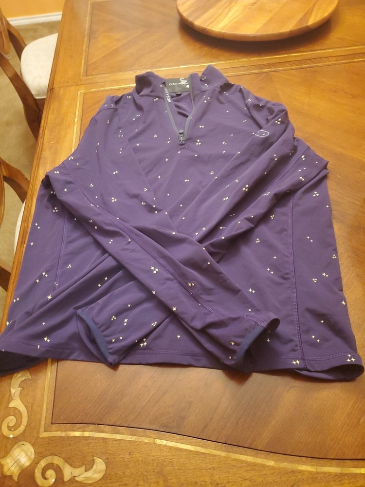Greyson Tate 1/4 Zip Pullover Purple Raven Medium Men's