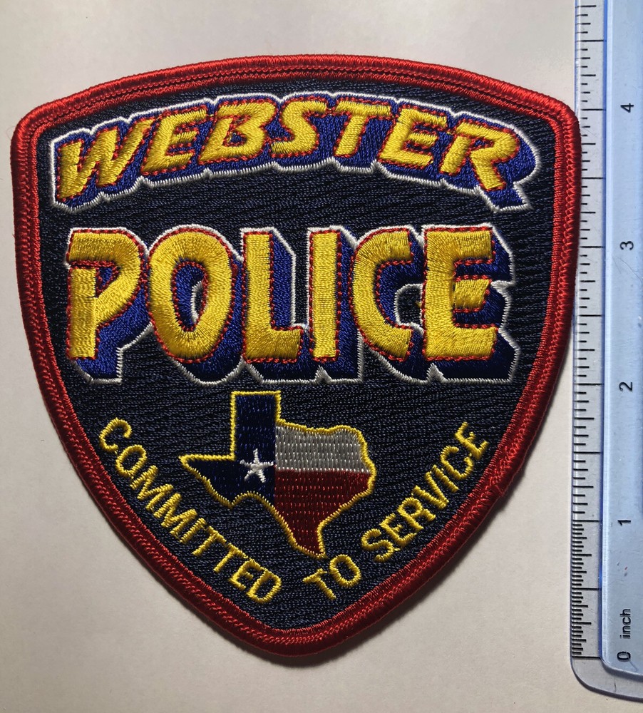 Webster Texas Police Patch