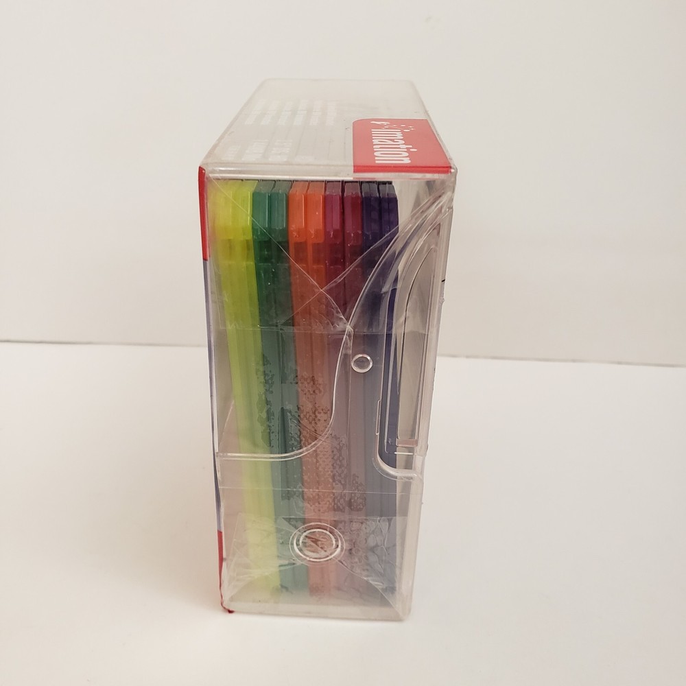 Imation Neon Diskettes Mac 3.5” Floppy Disc IBM Formatted 10 pack NEW Sealed