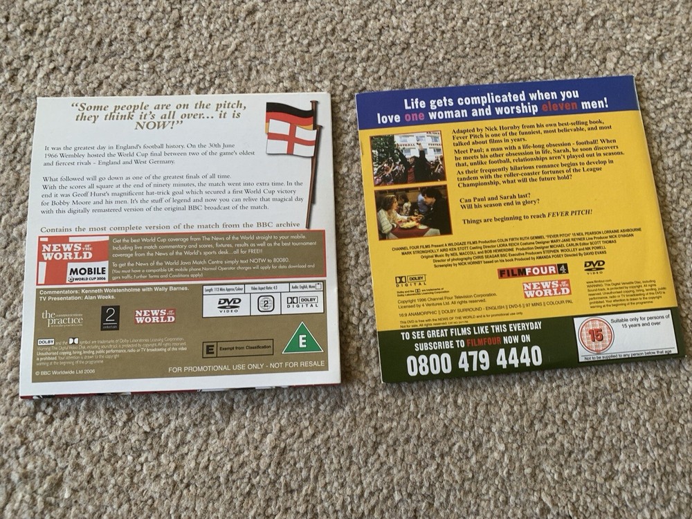 2 x Football DVD’s