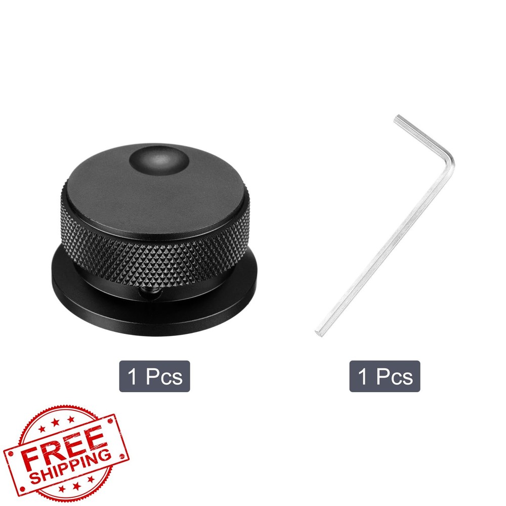 MECCANIXITY Aluminium Potentiometer Knobs 1/4"x1.5", Universal Top Hat Knobs ...