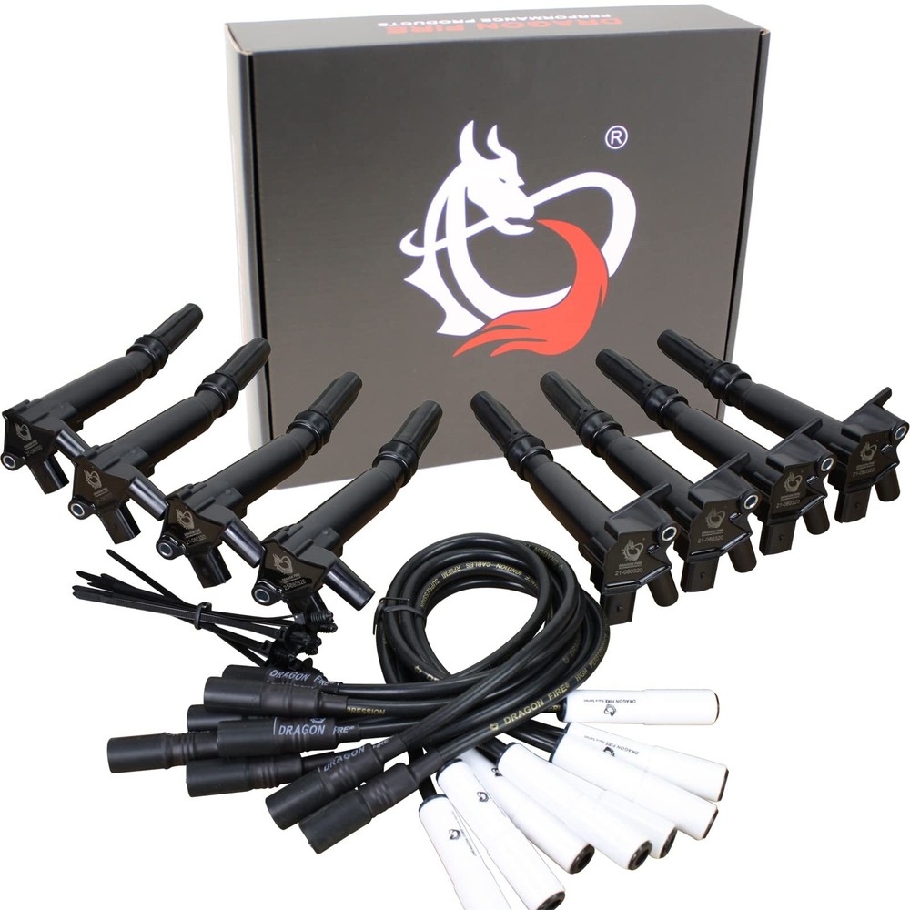 DRAGON FIRE PERFORMANCE Power Pack Complete With Ignition Coils and Low Ohm C...