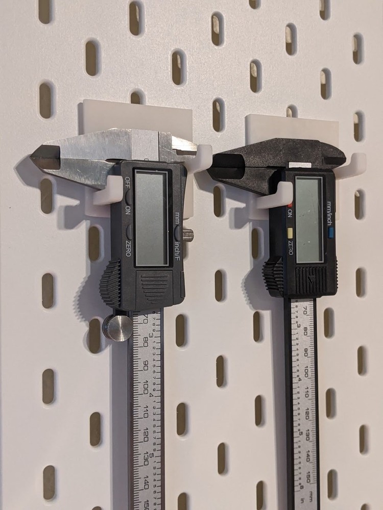 Caliper Holder for IKEA Skadis Pegboard - Workshop Tool Storage Organization Wal