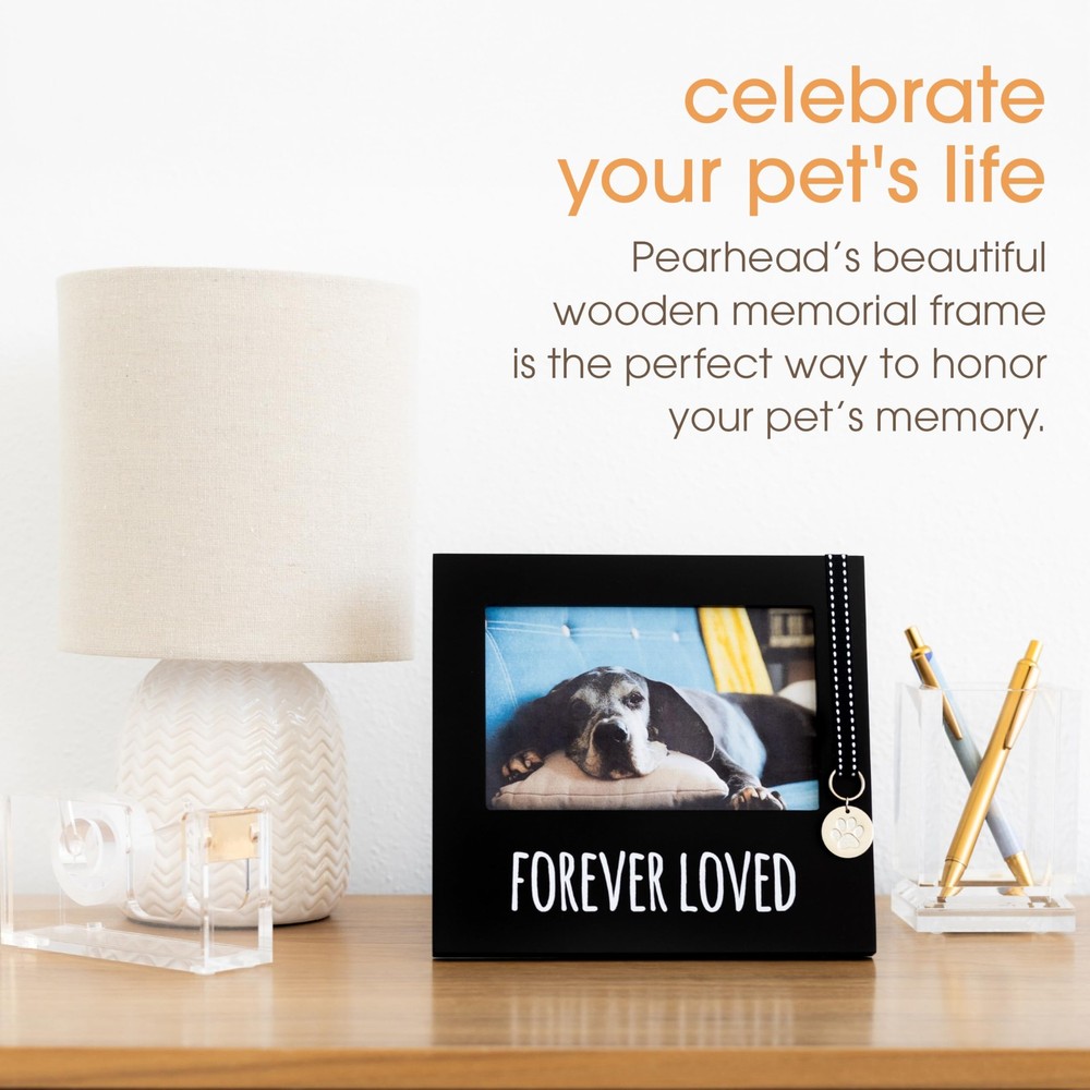 Pearhead Forever Loved pet Memorial Collar Frame, Frame