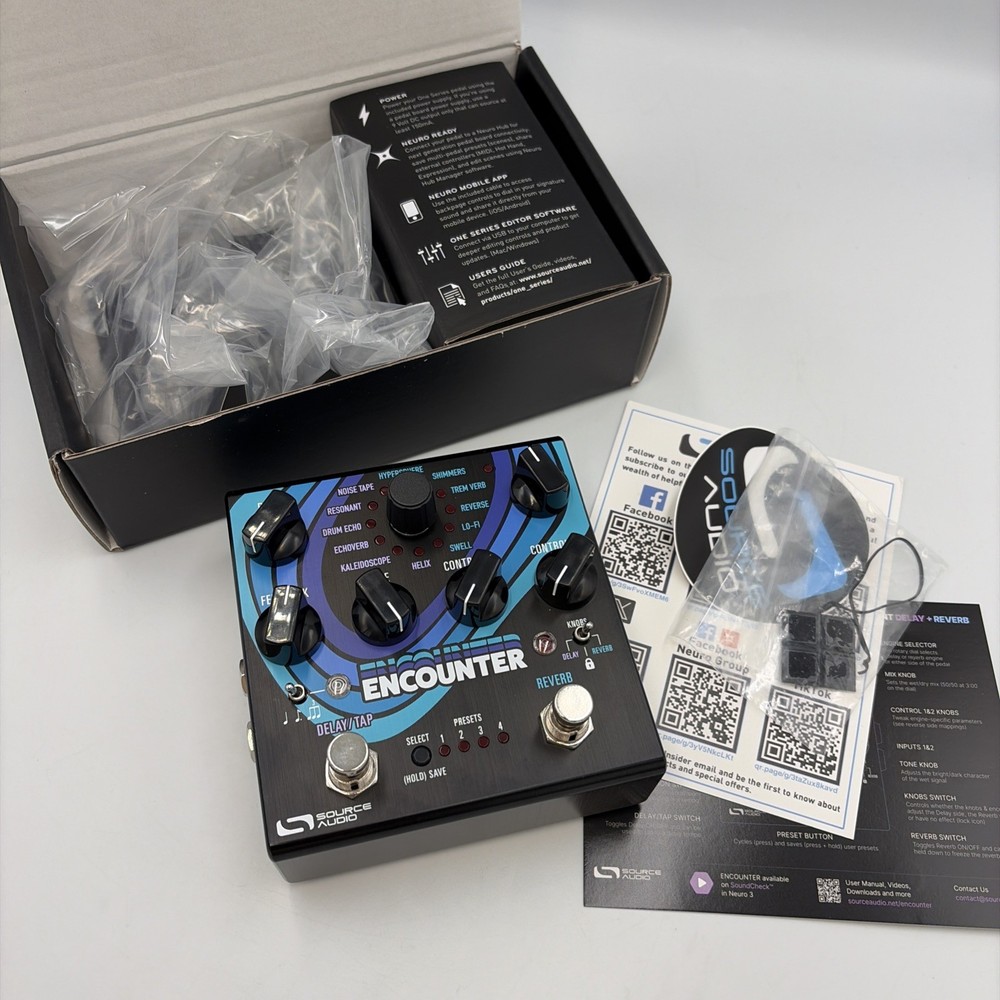 Source Audio SA264 Encounter Ambient Delay Reverb w/ Box - Open Box Condition
