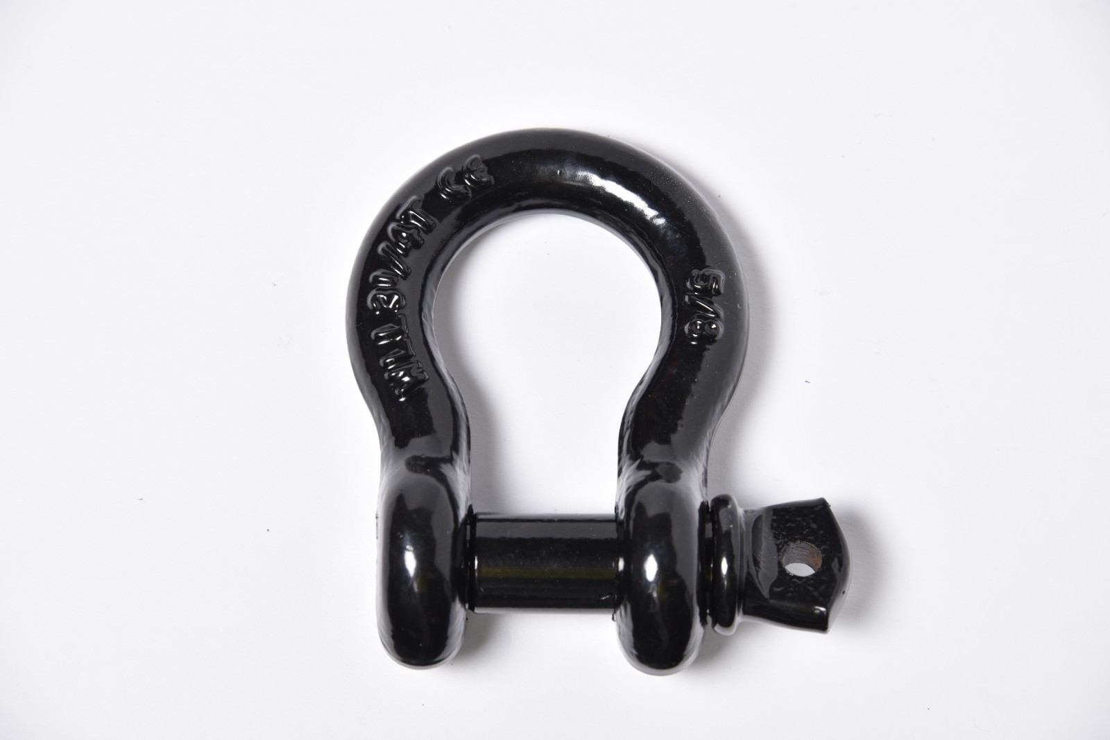 2 Pack 5/8" Black Bow Shackle D-Ring +3/4" Clevis Screw Pin WLL 7000lbs 3.25 TON