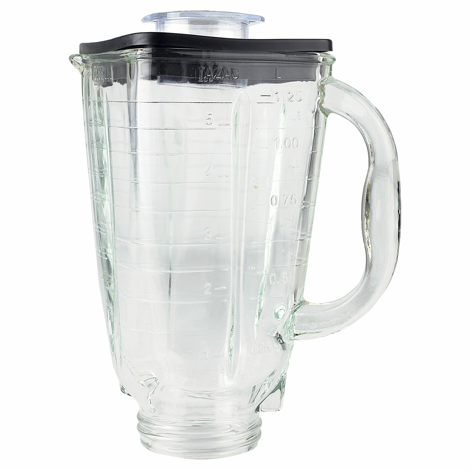 5-Cup Square Top Glass Jar with Lid Replacement Part 014709 for Oster Blenders