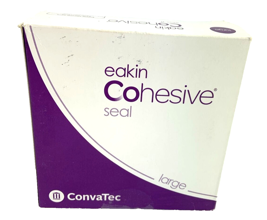 10 Convatec 839001 Eakin Cohesive Seal LARGE 3-7/8" Exp. 2028 *Note