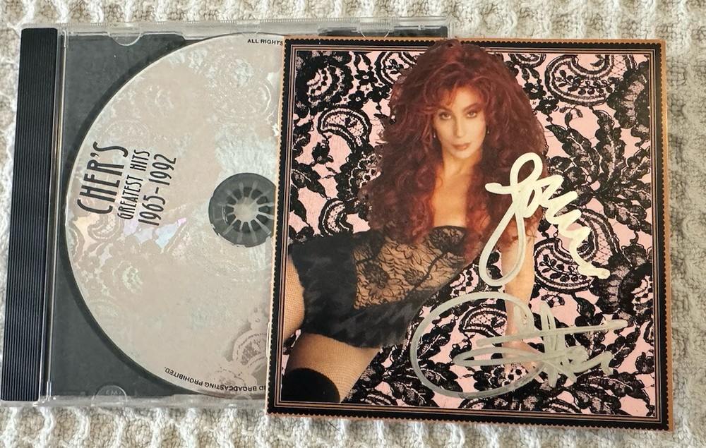 Cher Signed Autographed Cd greatest hits