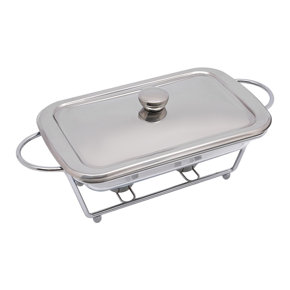 Countertop Chafing Dish, Buffet Set Warming Tray, Buffet Server Tempered Glass