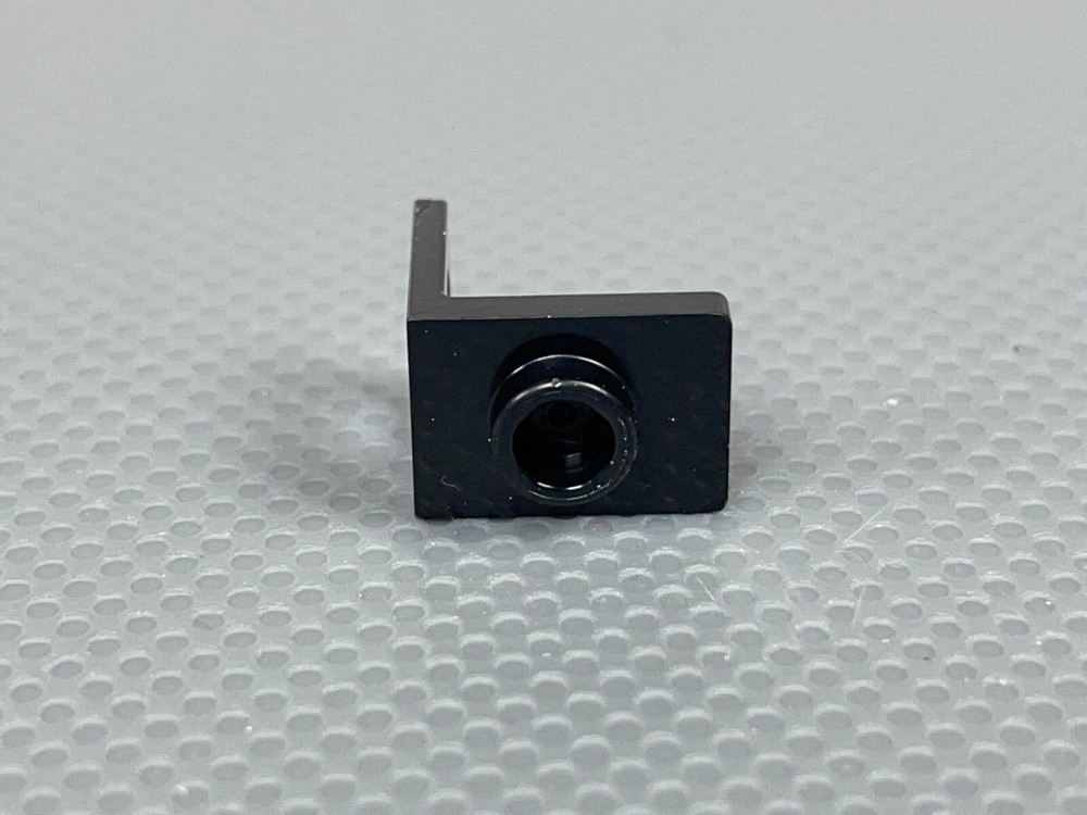 LEGO Black Minifigure Neck Bracket with Back Stud 28974 (Thick Back Wall) x1