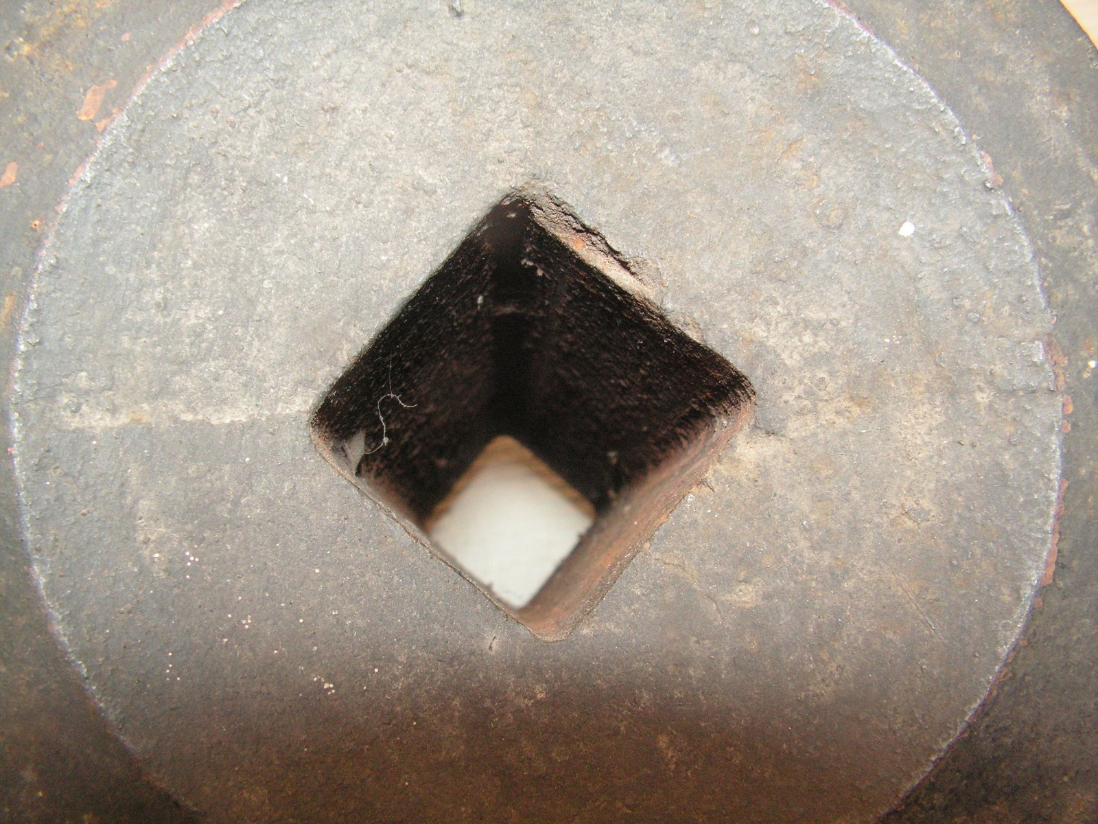 Antique Cast Iron SPOOL Large Boat Dock Tie Down Cleat Marine Decoration SQUARE