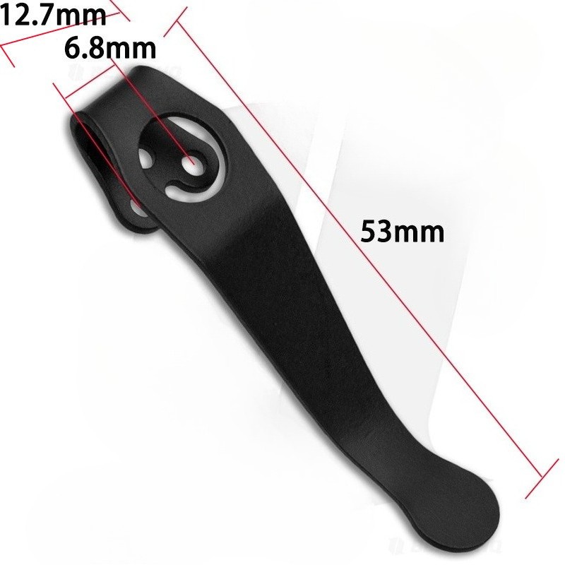 Titanium alloy pocket clip for EDC tools rugged durable outdoor use