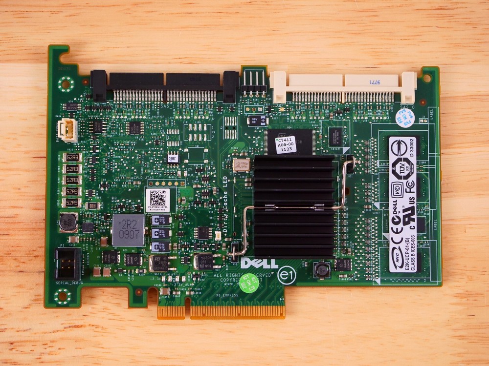 Dell T954J PERC 6/I Integrated SAS-1 3Gbps RAID Controller 256MB cache