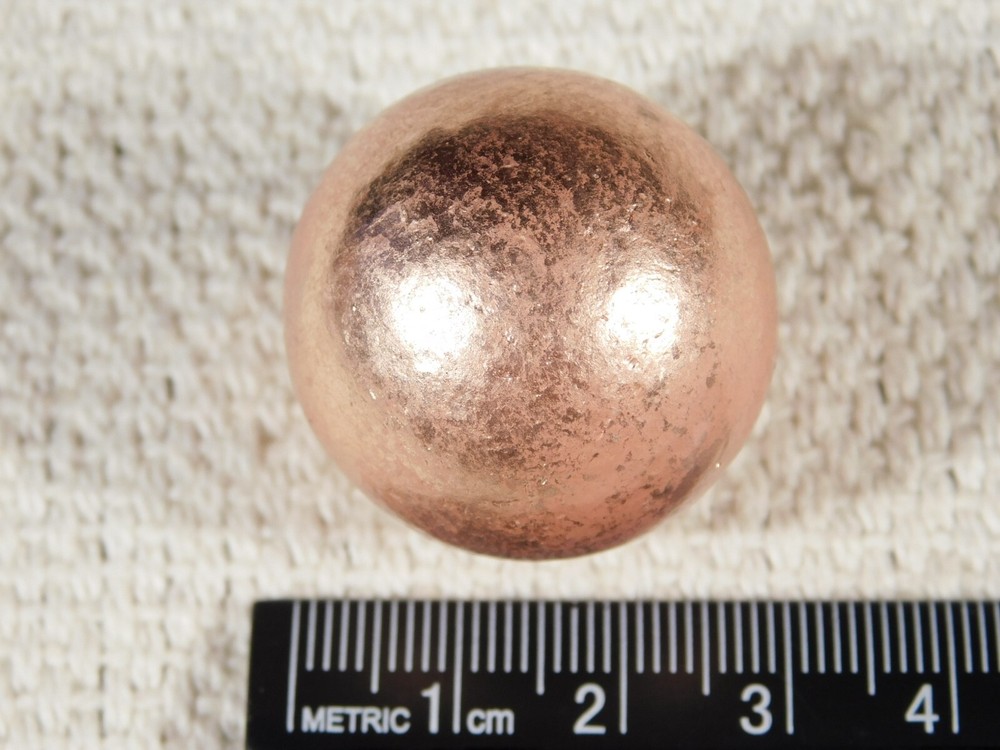 Solid COPPER SPHERE From Michigan 117gr
