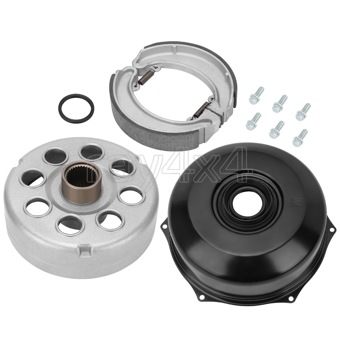 Rear Brake Drum Hub & Drum Cover Seal Kit for Honda TRX300 Fourtrax 300 88-2000