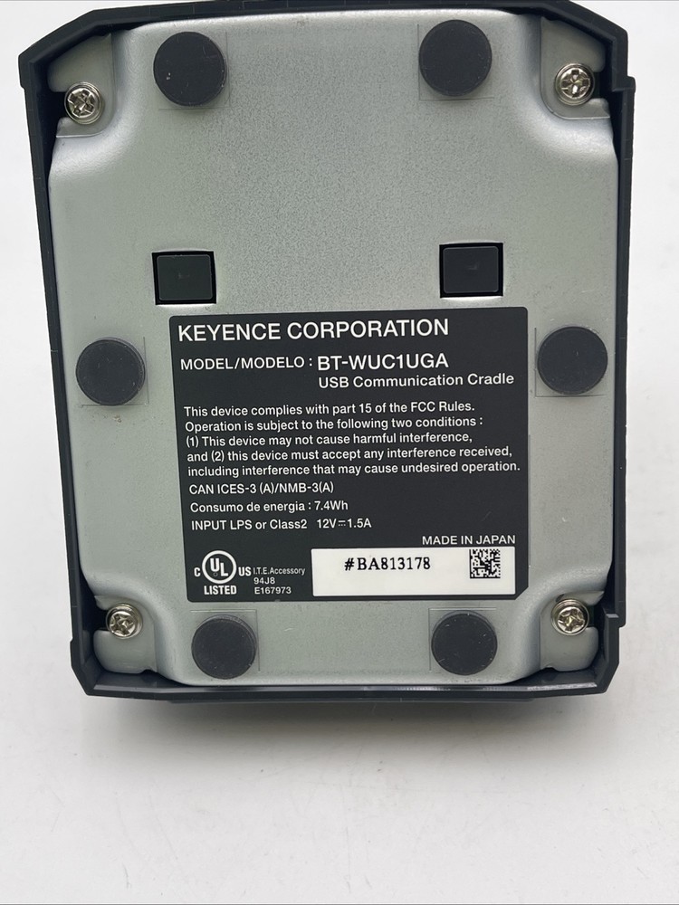 Keyence Handheld Barcode Reader Computer BT-W155GA BT-WUC1UGA (EB1533)