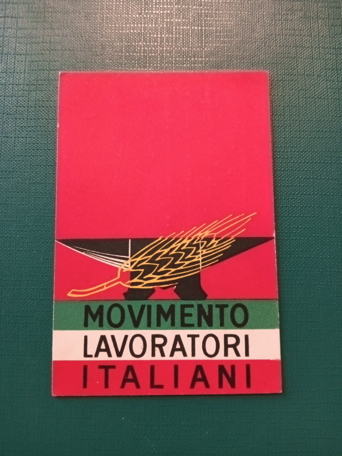 Italian Socialist Action Party Action Party Action Card RR