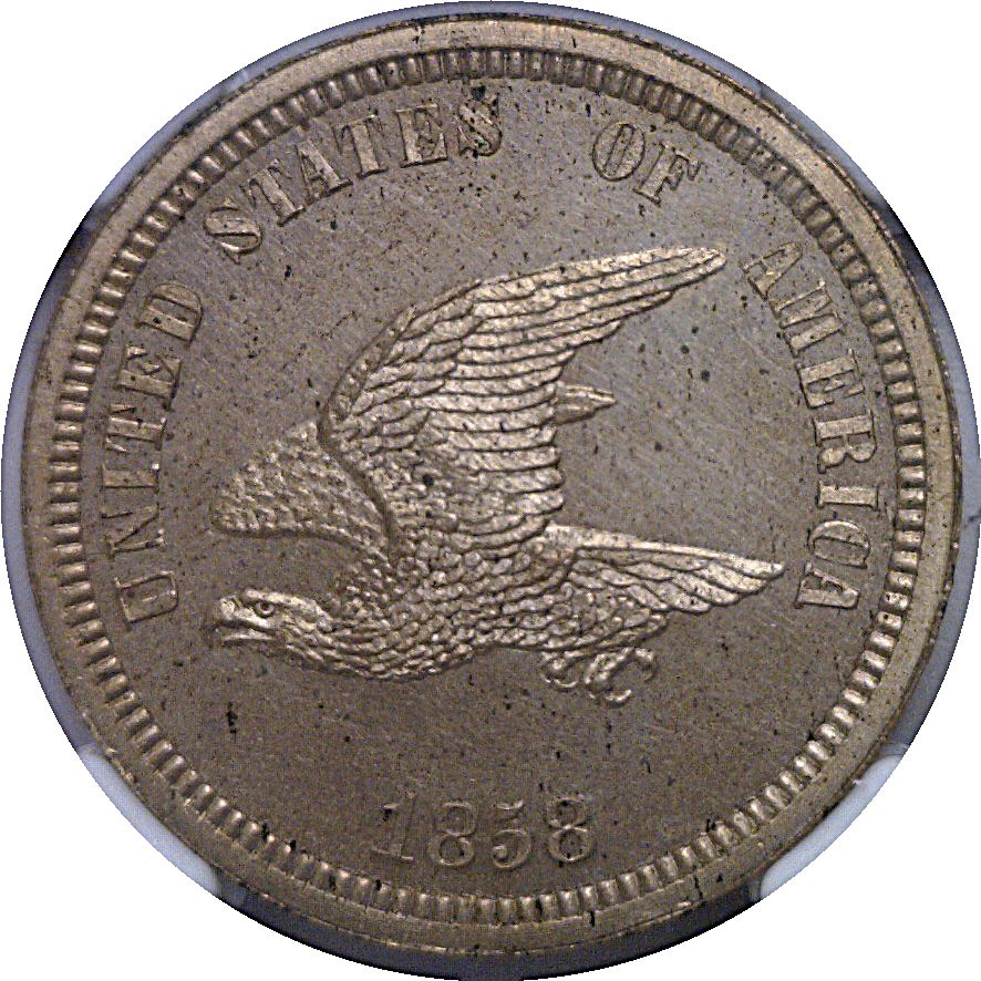 1858 Pattern Flying Eagle Cent Judd-204 NGC PF-64 CAC