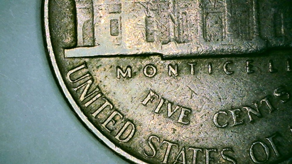 1954 D over S mint  mark Jefferson  Nickel errors