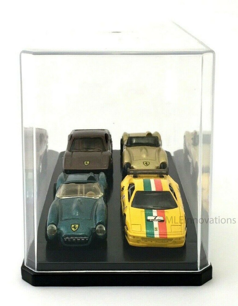 ✅ Model Toy Display Case Rectangle Small Clear Plastic Box Dust Proof Car UV