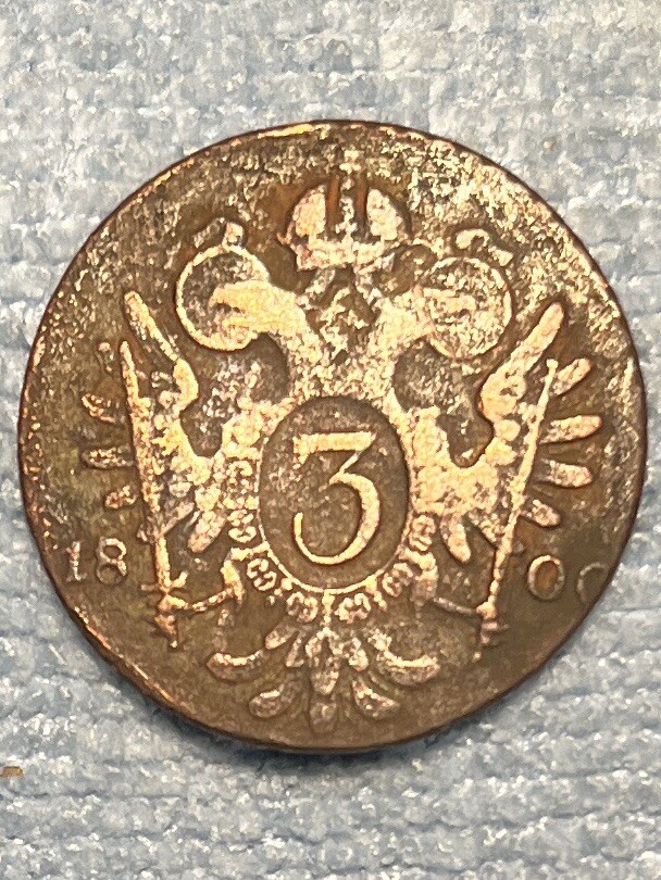 Austria - 3 Kreuzer 1800 B - Pd