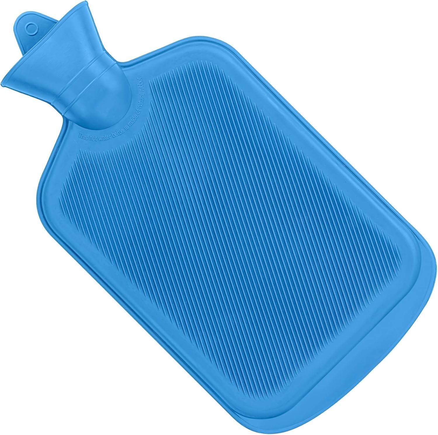 Hot Water Bottle Natural Rubber BPA Free 2L Heat Therapy Pain Relief Cramps Back