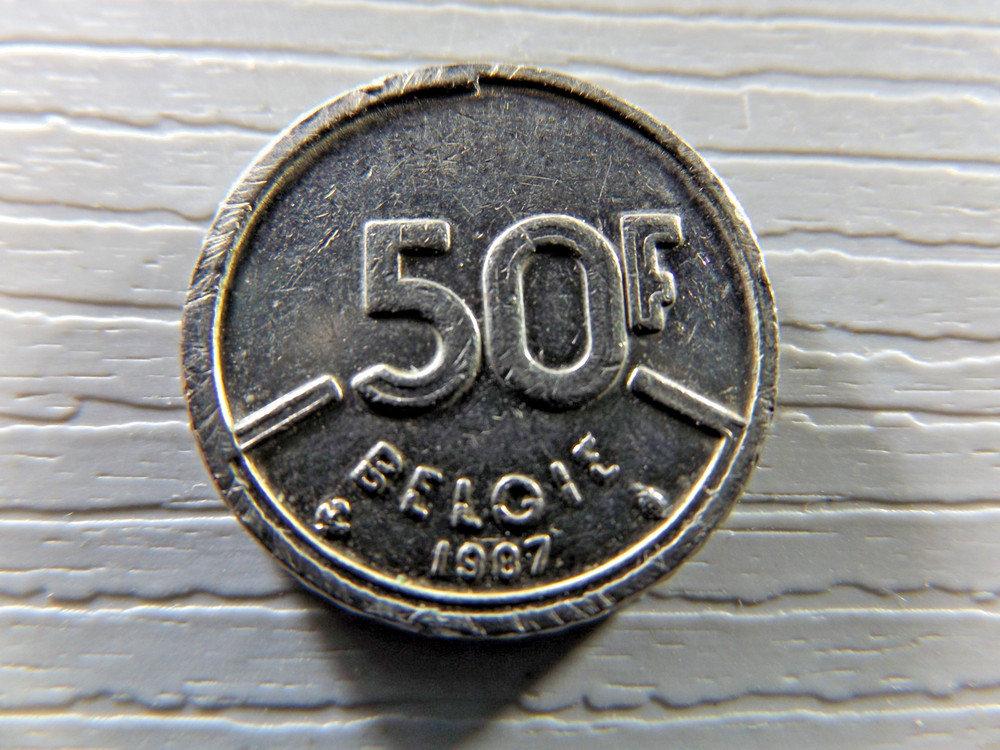 BELGIUM 1987 50 Francs