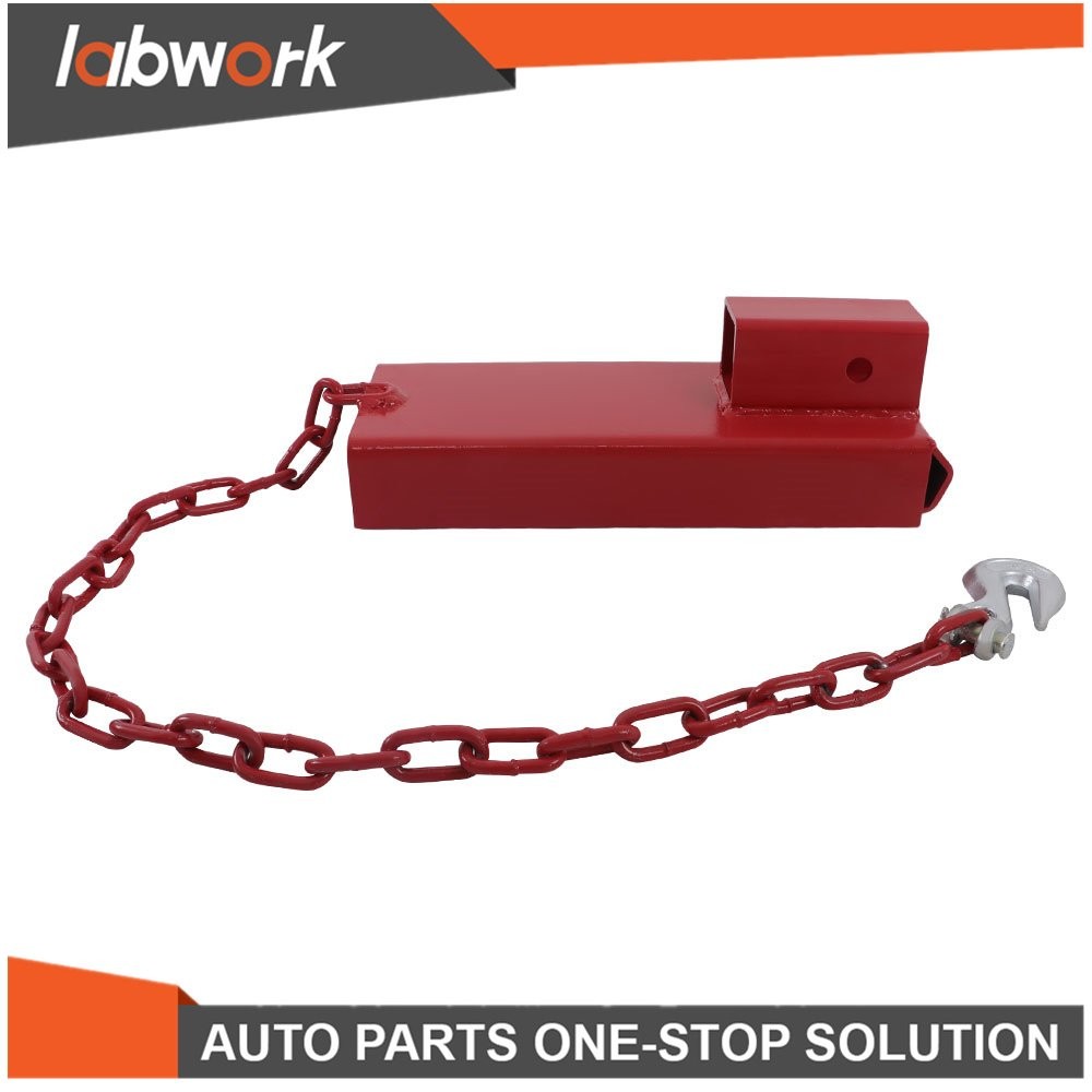 Labwork 2" Hitch Receiver Forklift Trailer Towing Adapter Pallet Fork Attachment