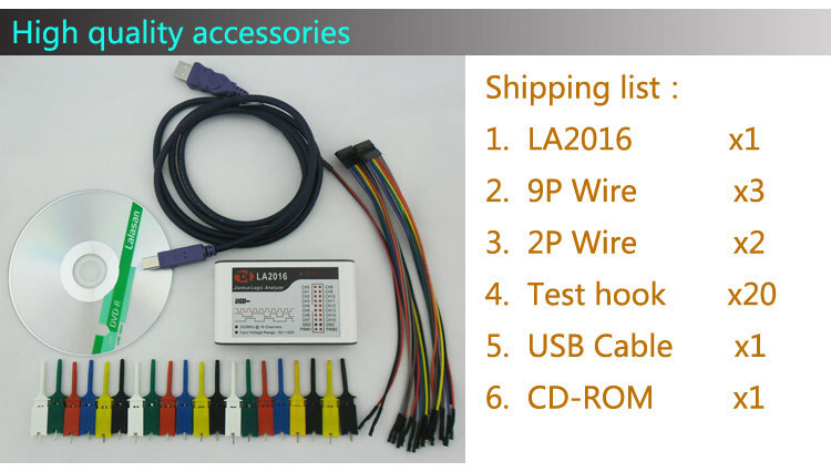 New Kingst LA1010 LA2016 16CH USB Logic Analyzer MCU ARM FPGA Debug Tool