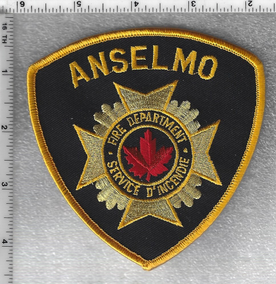 Anselmo Fire Department  (Alberta, Canada)  Shoulder Patch