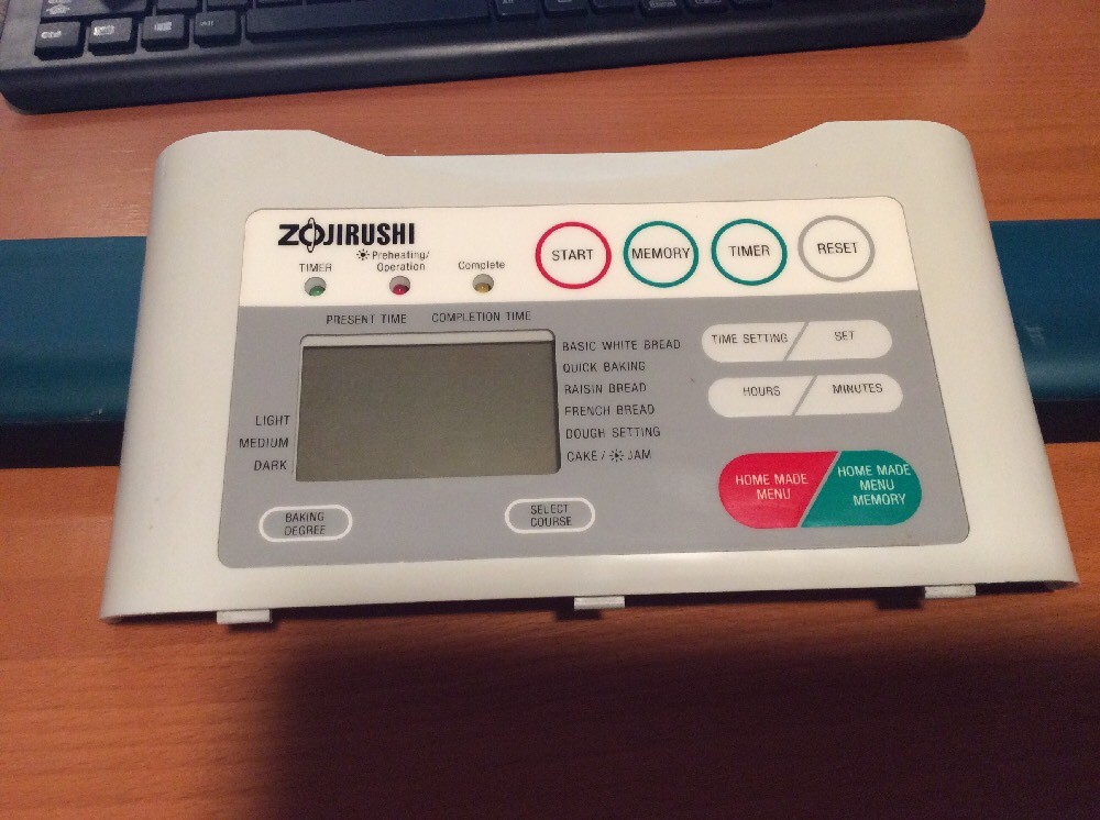 FastShip Zojirushi bread machine Replacement part (Control Panel) model BBCC-S15